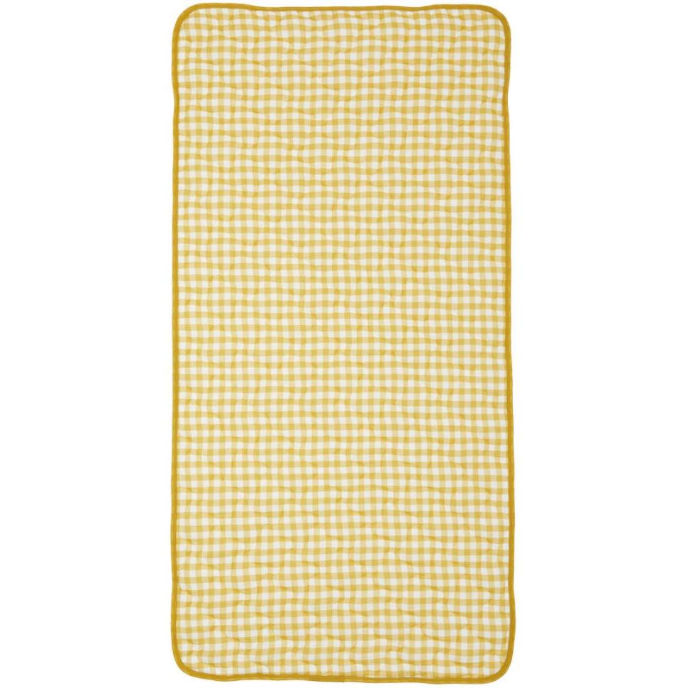 敷パッド　綿水洗い2重ガーゼ　YE　(ダブル)