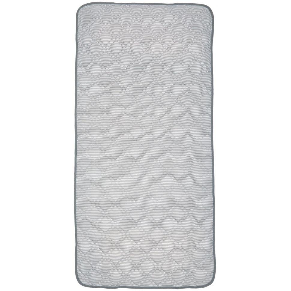 敷パッド　ボーダーワッフル　CGY　(シングル)