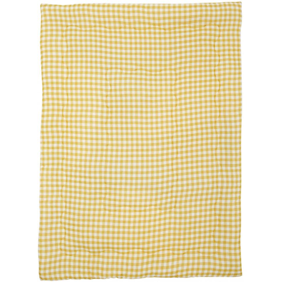 肌ふとん　綿水洗い2重ガーゼ　YE　(シングル)