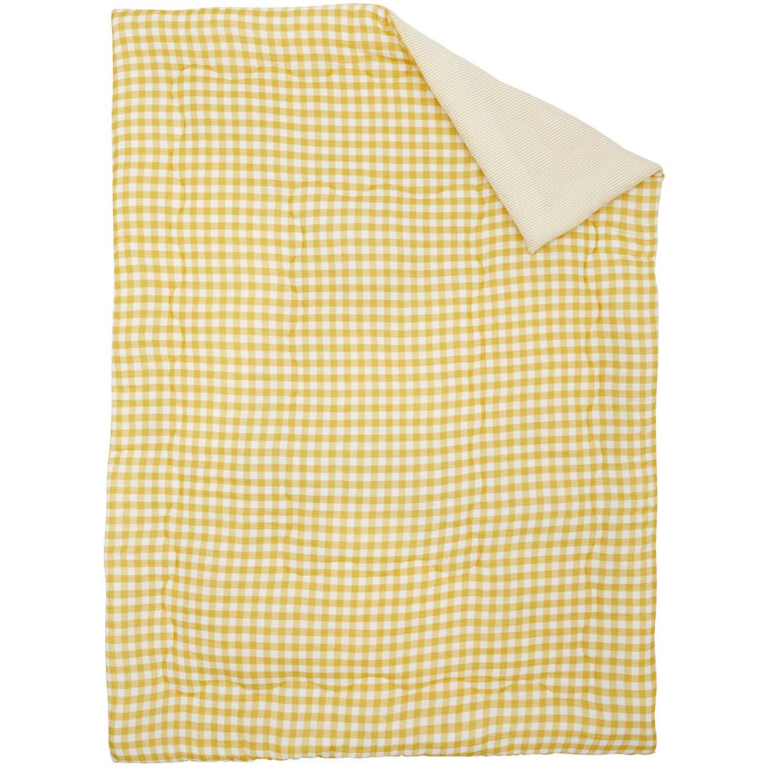 肌ふとん　綿水洗い2重ガーゼ　YE　(シングル)