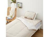 敷パッド　綿水洗い2重ガーゼ　BE　(ダブル)