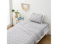 肌ふとん　ボーダーワッフル　CGY　(シングル)