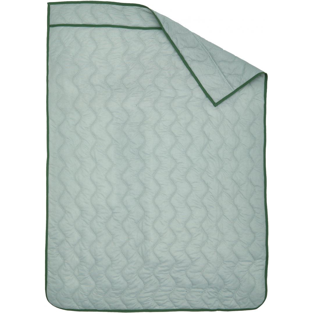 肌ふとん　ボーダーワッフル　GR　(シングル)