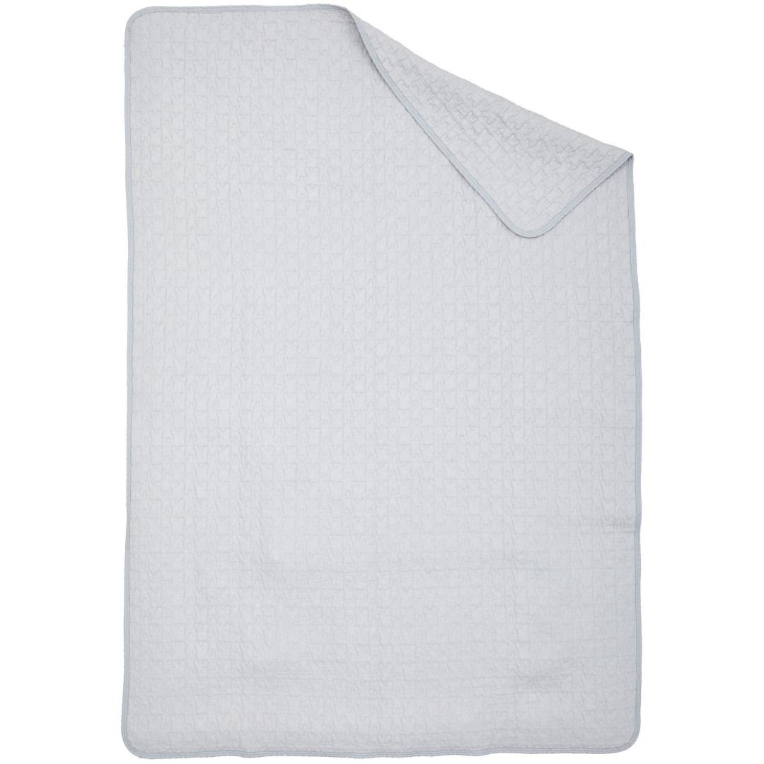 肌ふとん　綿水洗いキルト　GY　(シングル)