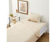 肌ふとん　綿水洗いキルト　BE　(シングル)