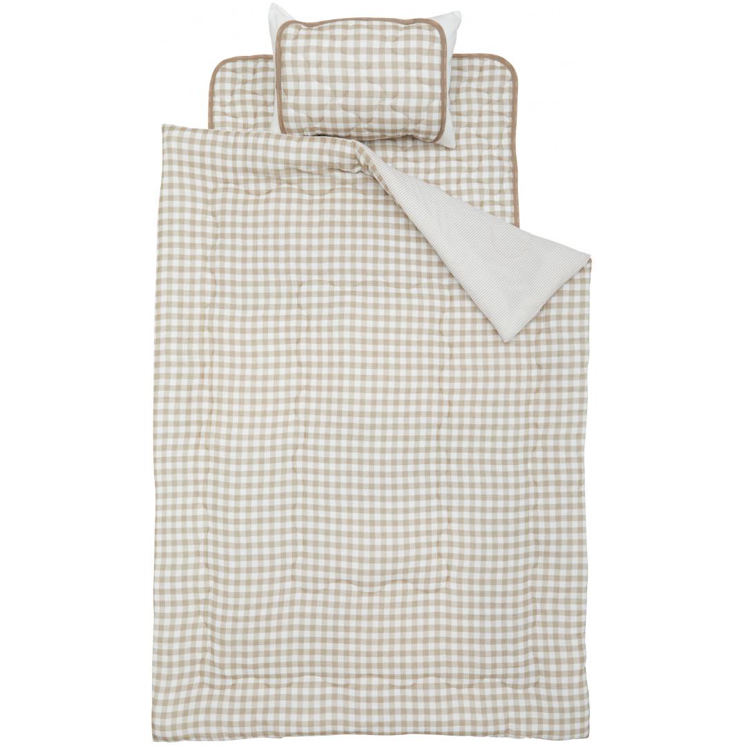 肌ふとん　綿水洗い2重ガーゼ　BE　(シングル)