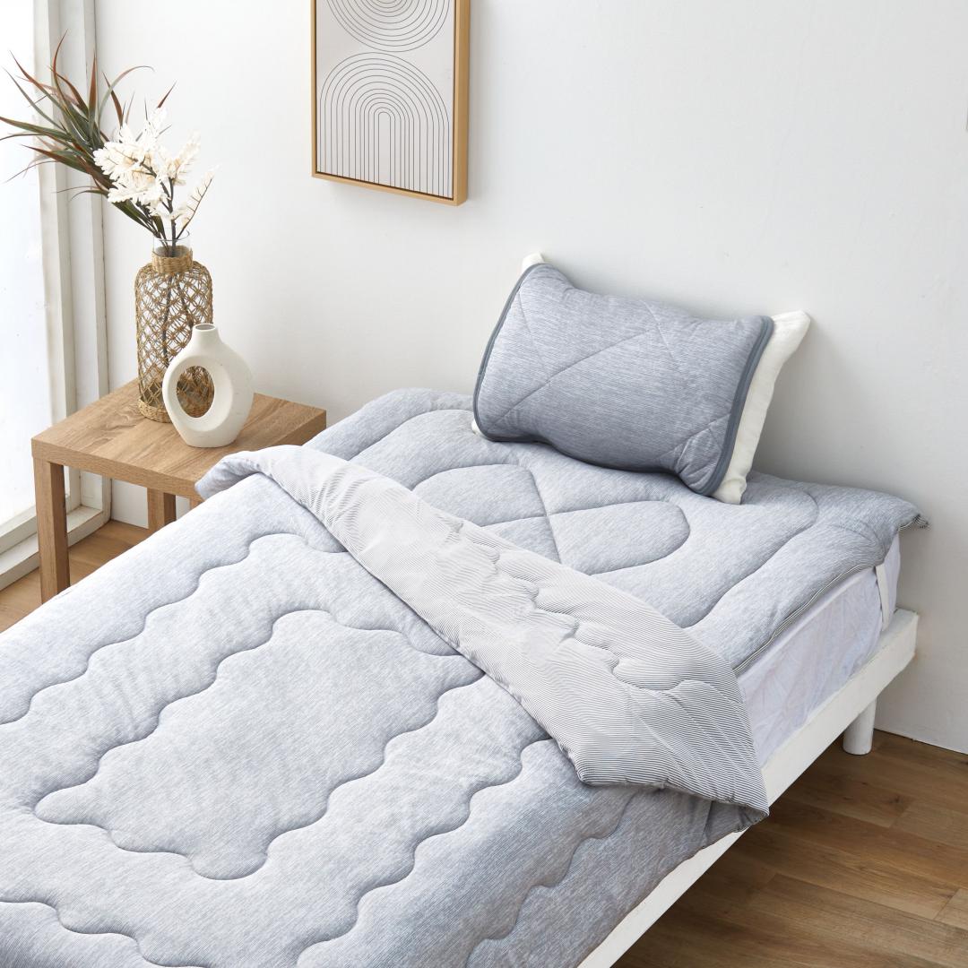 肌ふとん　スーパークールポイント　LGY　(シングル)