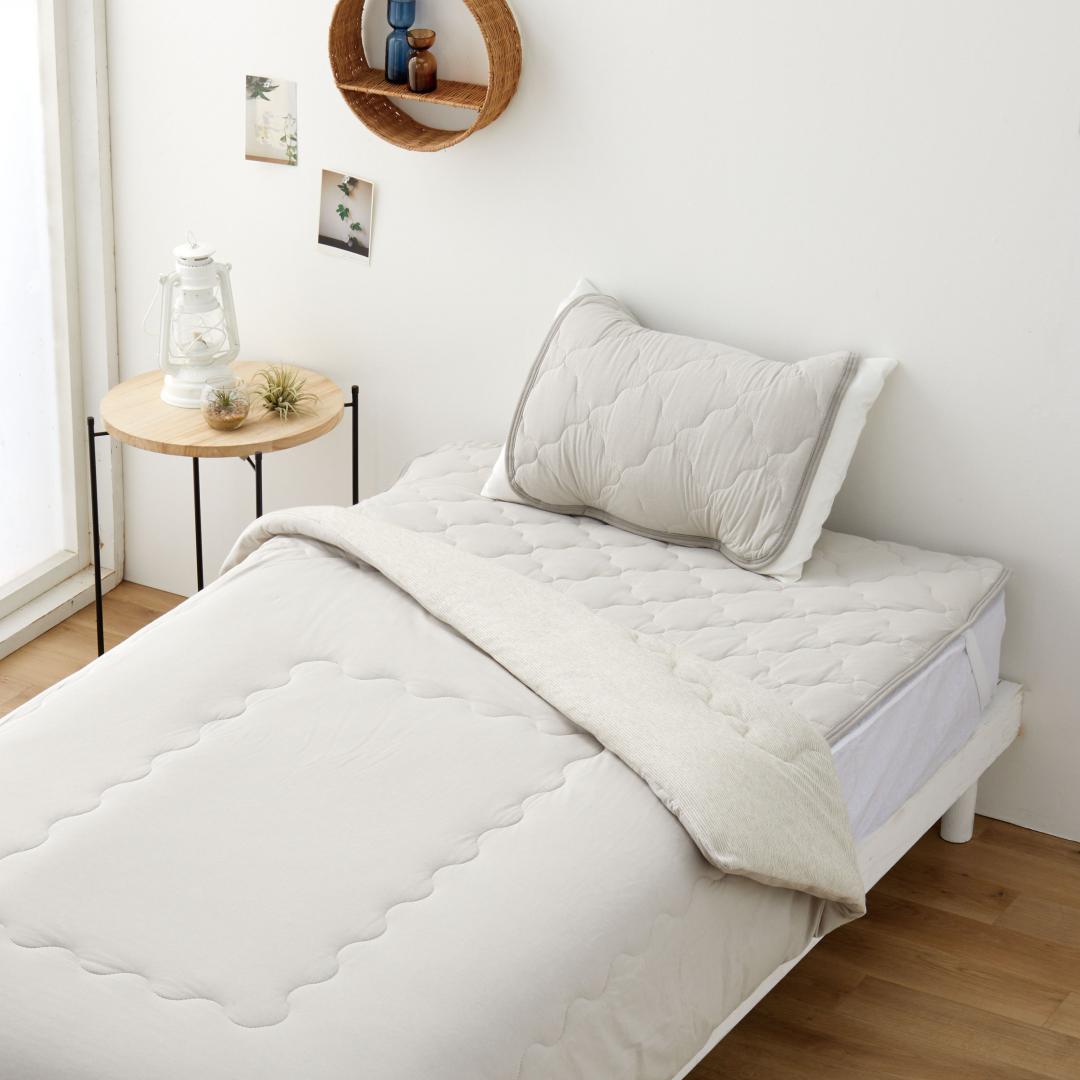 肌ふとん　クールポイントナチュラル　GY　(シングル)