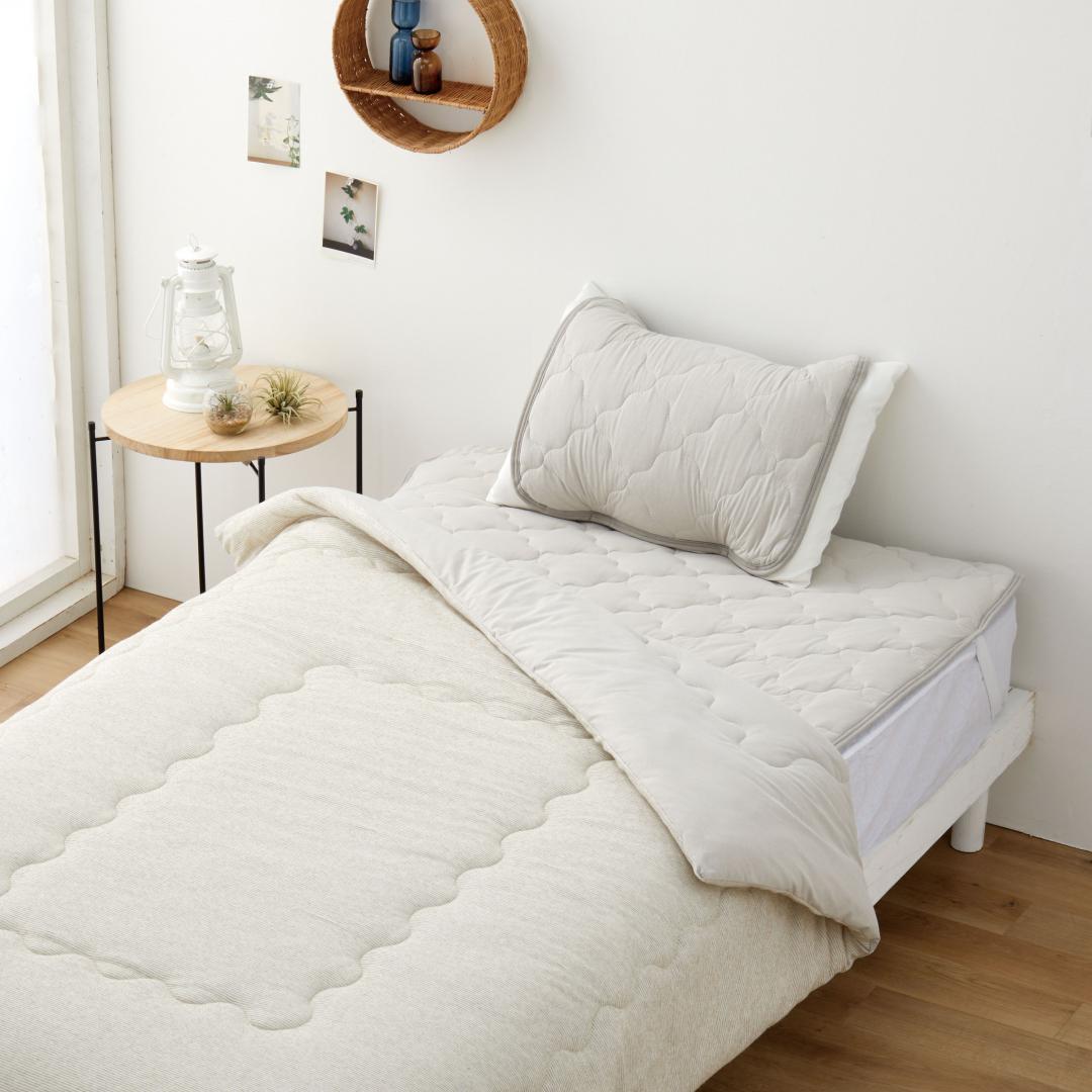 敷パッド　クールポイントナチュラル　GY　(シングル)