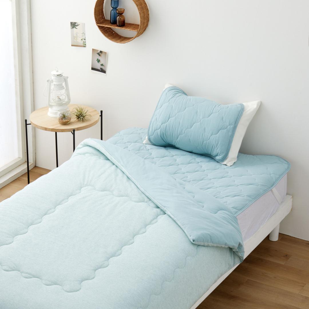 敷パッド　クールポイントナチュラル　BL　(シングル)