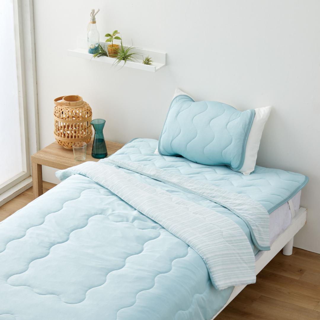 敷パッド　クールポイントEX　BL　(シングル)