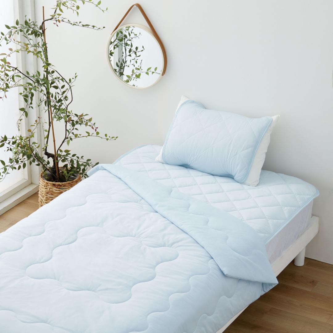 敷パッド　クールポイントライト　BL　(シングル)