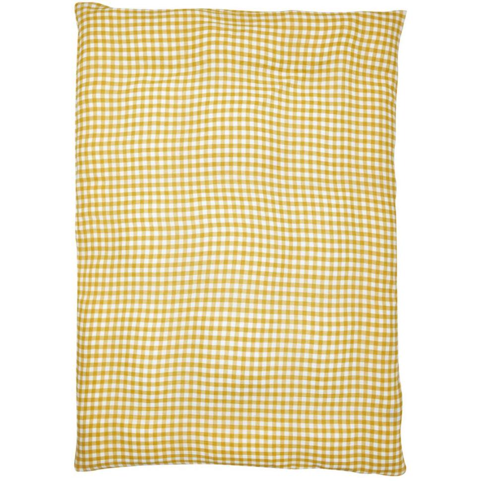 掛ふとんカバー　綿水洗い2重ガーゼ　YE　(シングル)