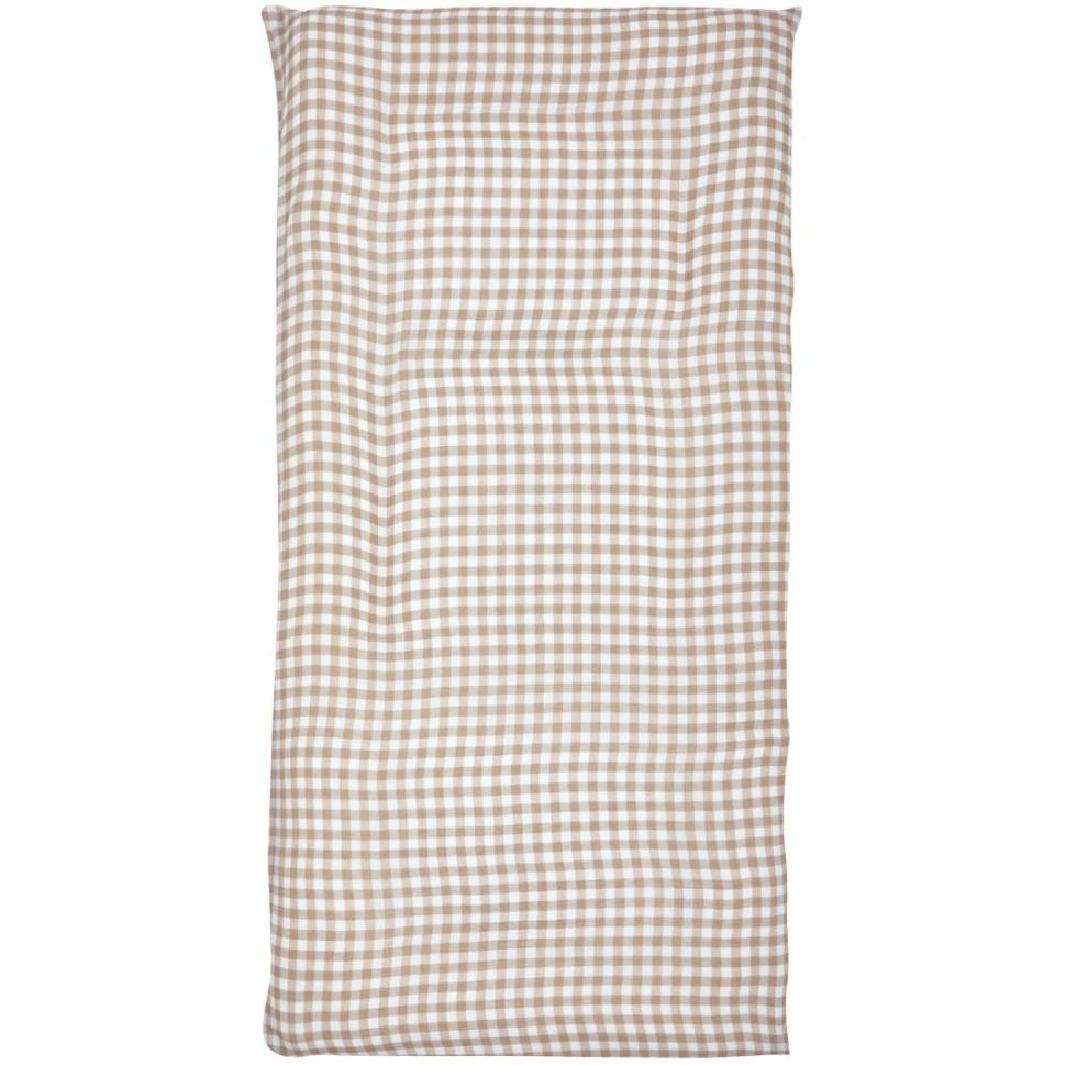 敷ふとんカバー　綿水洗い2重ガーゼ　BE　(シングル)