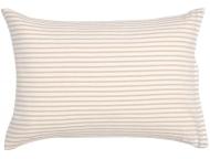 枕カバー　綿ウォッシュライン　BE　(43×63)