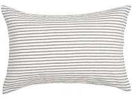 枕カバー　綿ウォッシュライン　CGY　(43×63)