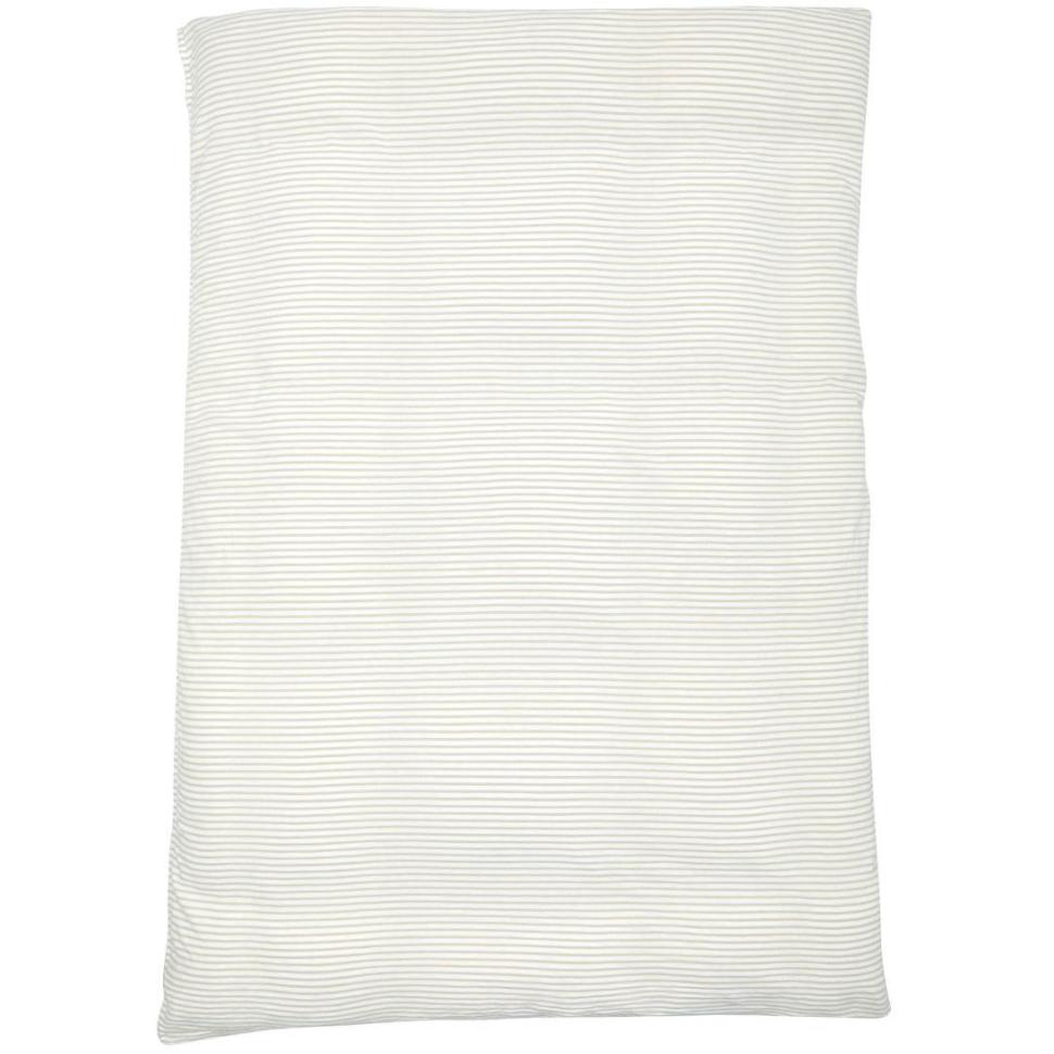 掛ふとんカバー　綿ウォッシュライン　BE　(シングル)