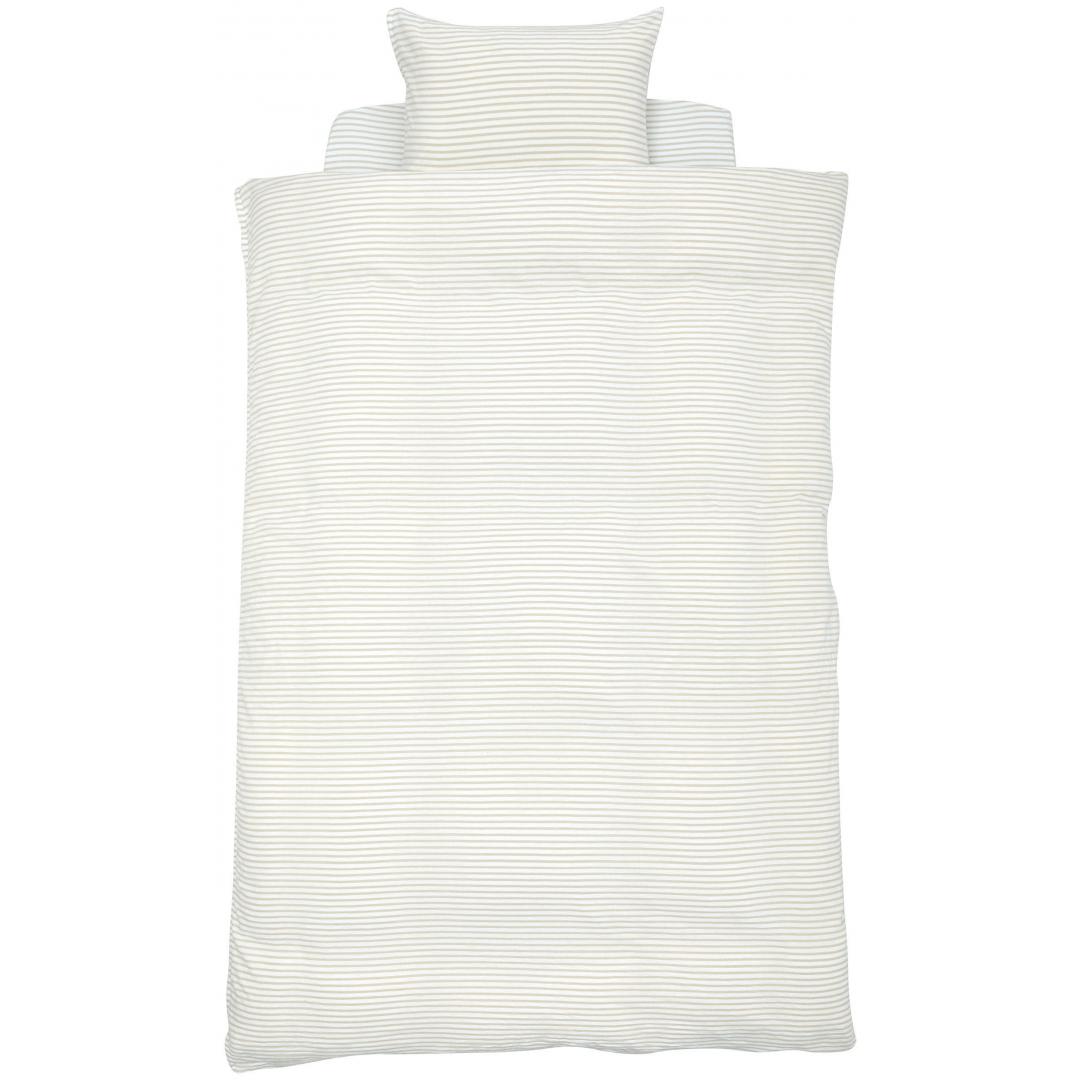 掛ふとんカバー　綿ウォッシュライン　BE　(シングル)