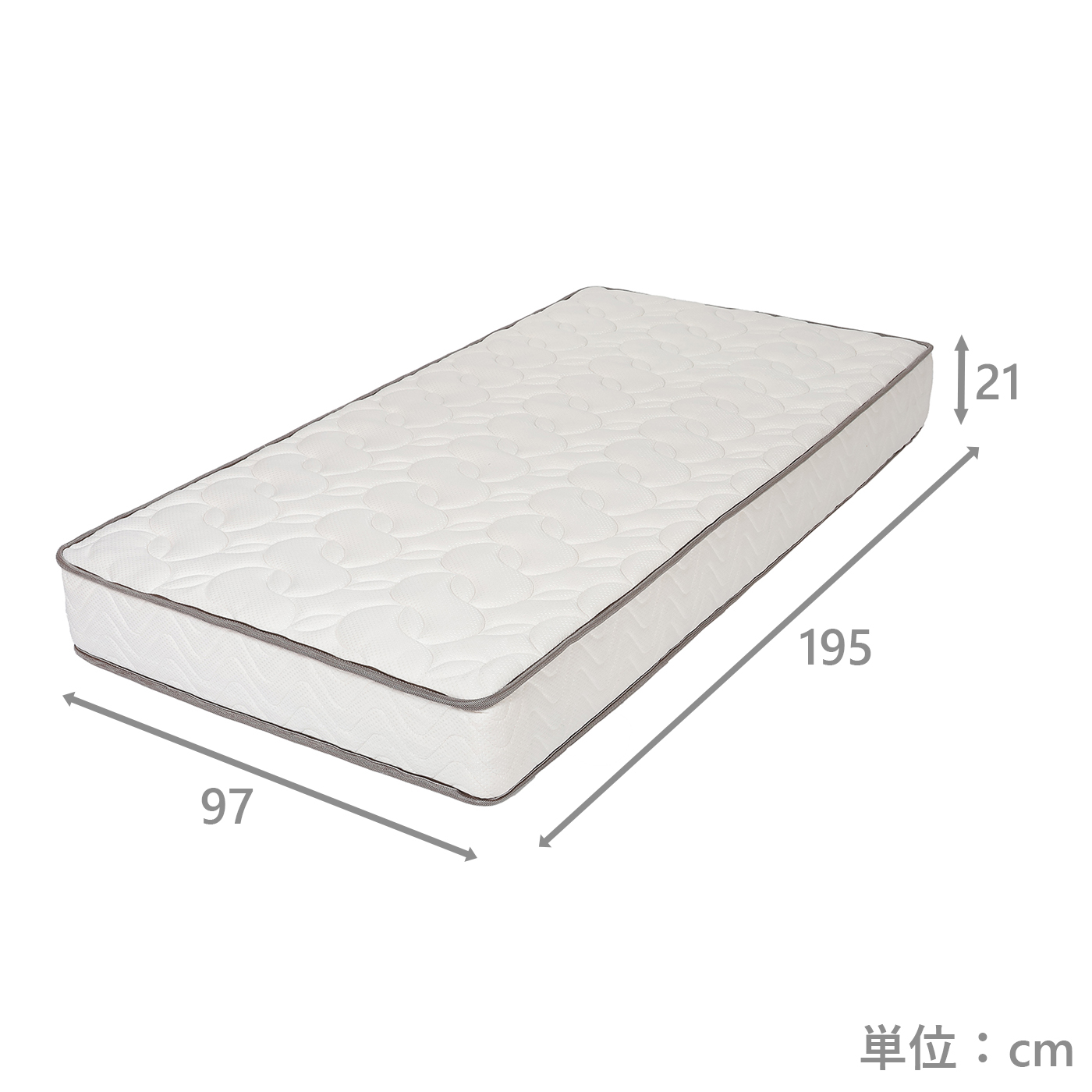 圧縮梱包シングルマットレス　NF-シュプリーム