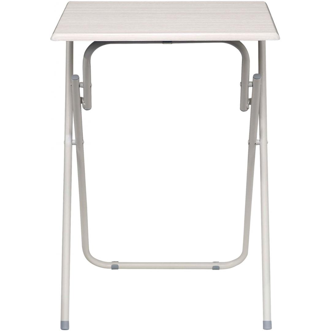 折りたたみテーブル　NSTリーフS　WH