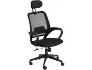 メッシュバックチェア　ストールⅡ　BK