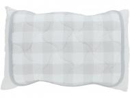 枕パッド　綿チェックガーゼ　GY　(43×50)