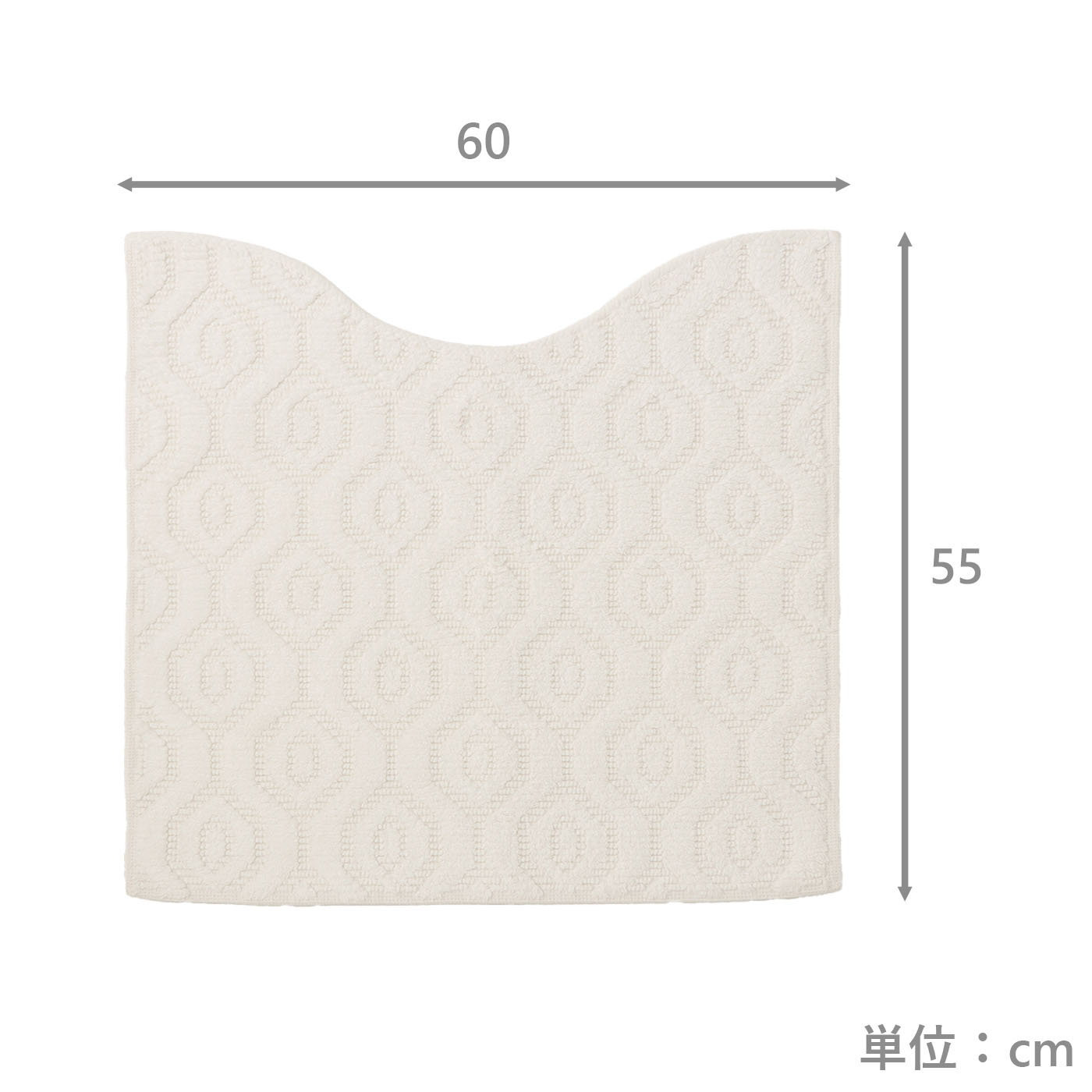 トイレマット　ドーン　WH
