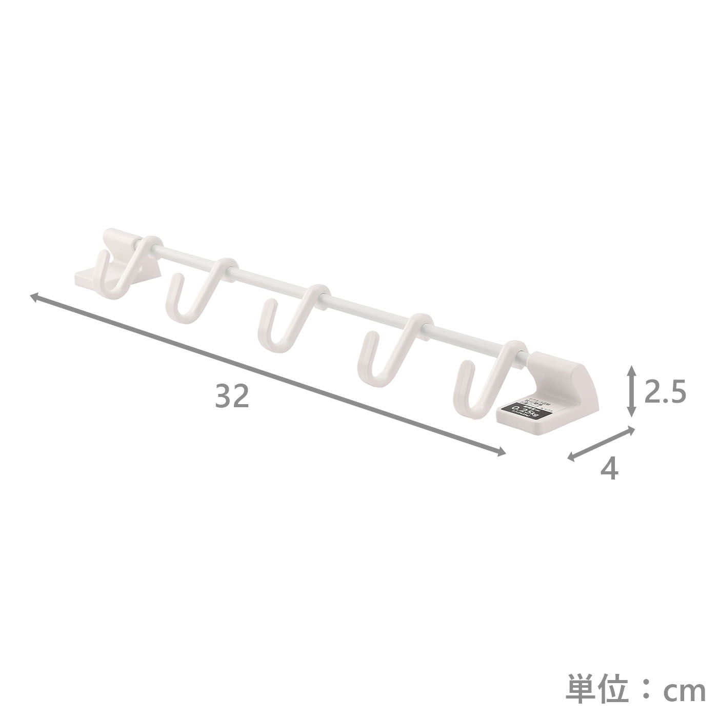 マグネット5連フック　NマグネHB9302