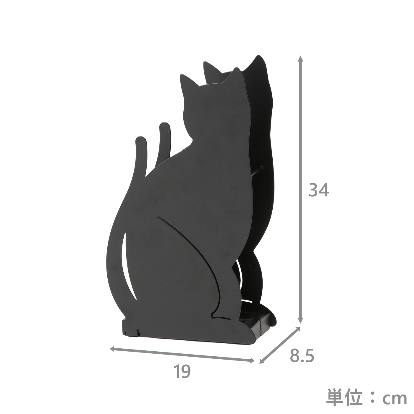 傘立て　ネコBK