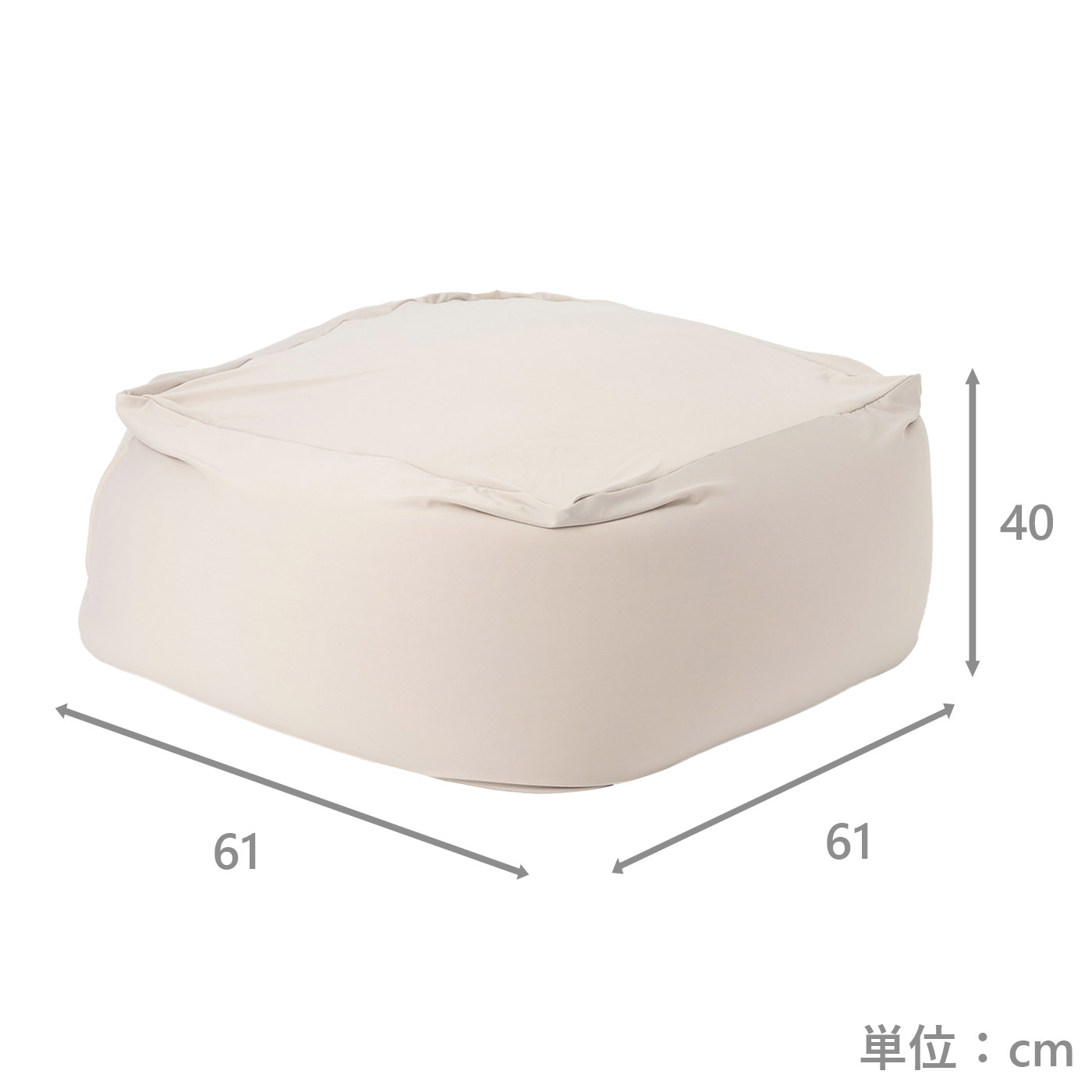 フロアソファ本体　イストⅢ本体3　LGY