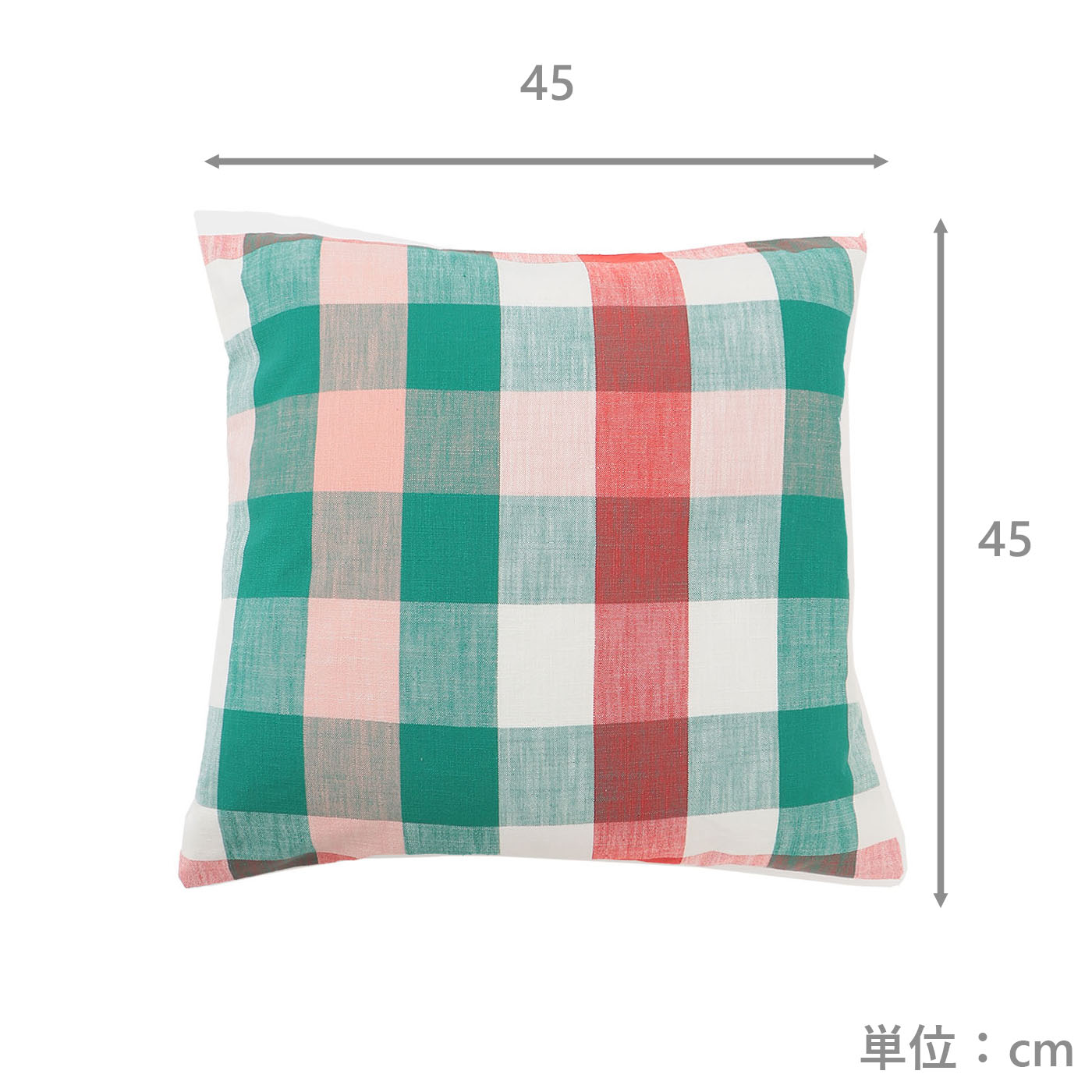 クッションカバー　アドリーヌ　#GR　(45×45)