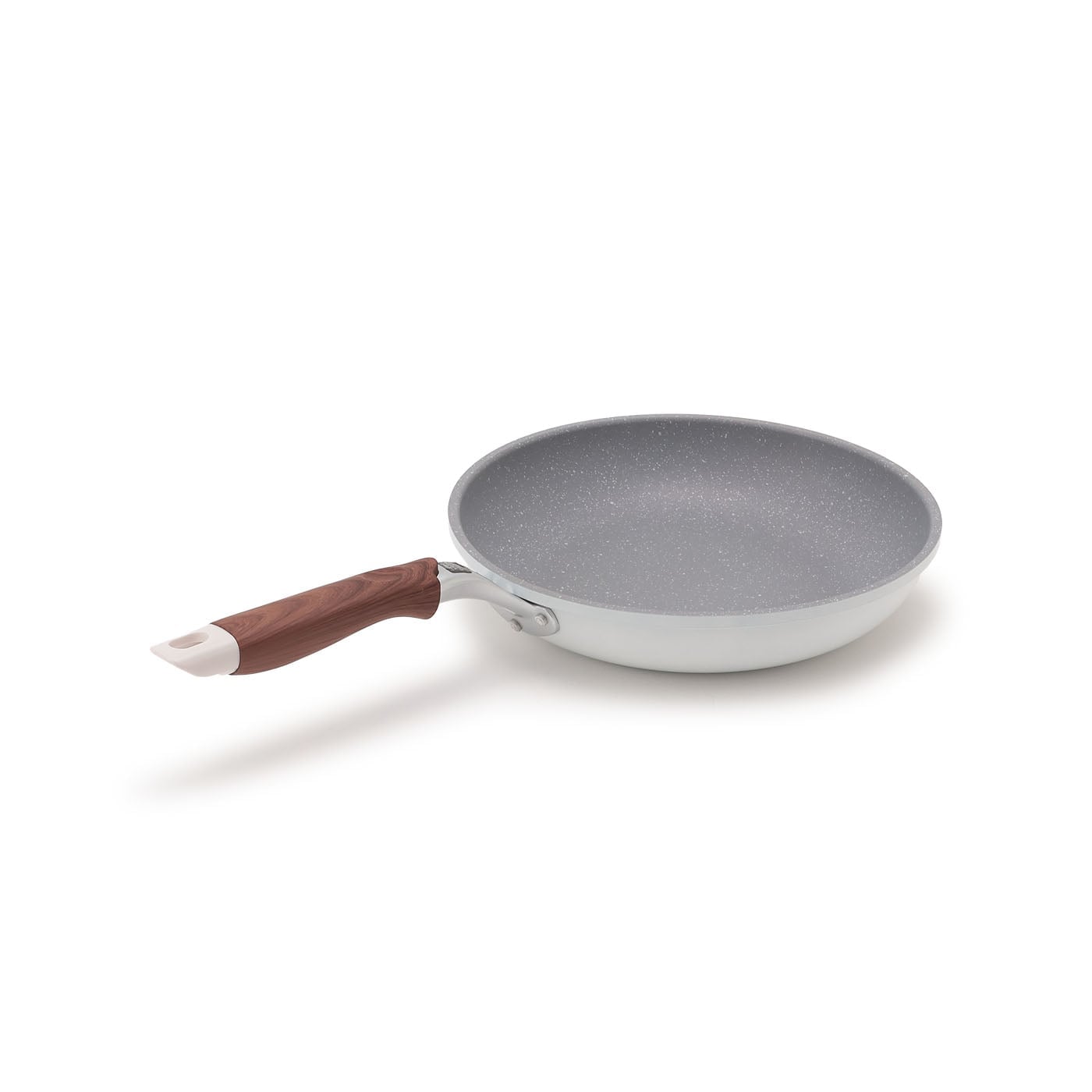 【IH】マーブルコートフライパン26cm　ホワイト