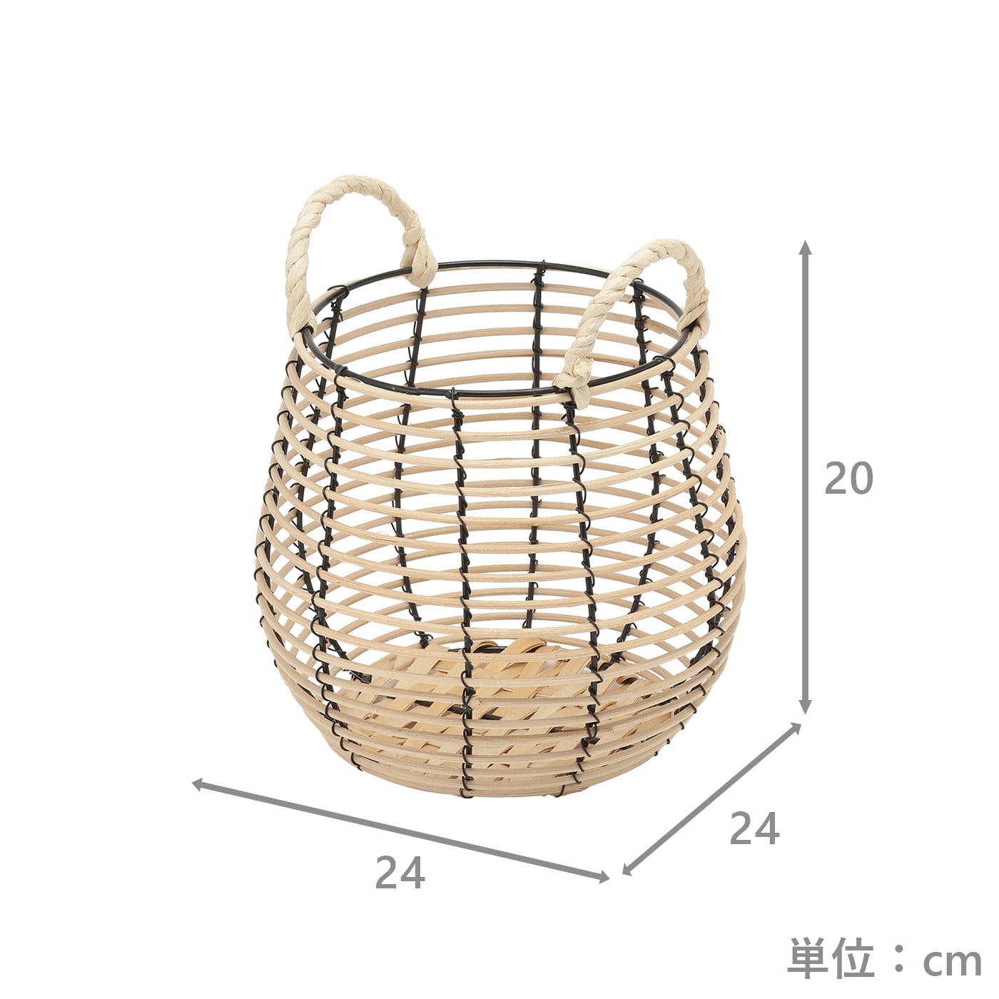 バスケット2個組　マークNA
