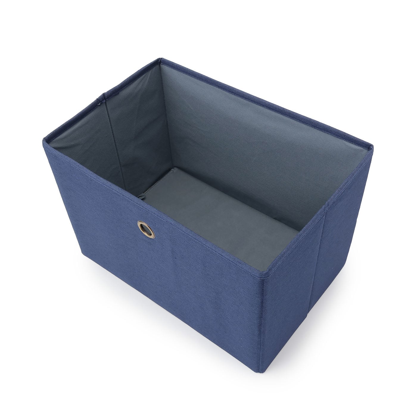 折り畳み収納BOX　ワイド深型ジーン　BL