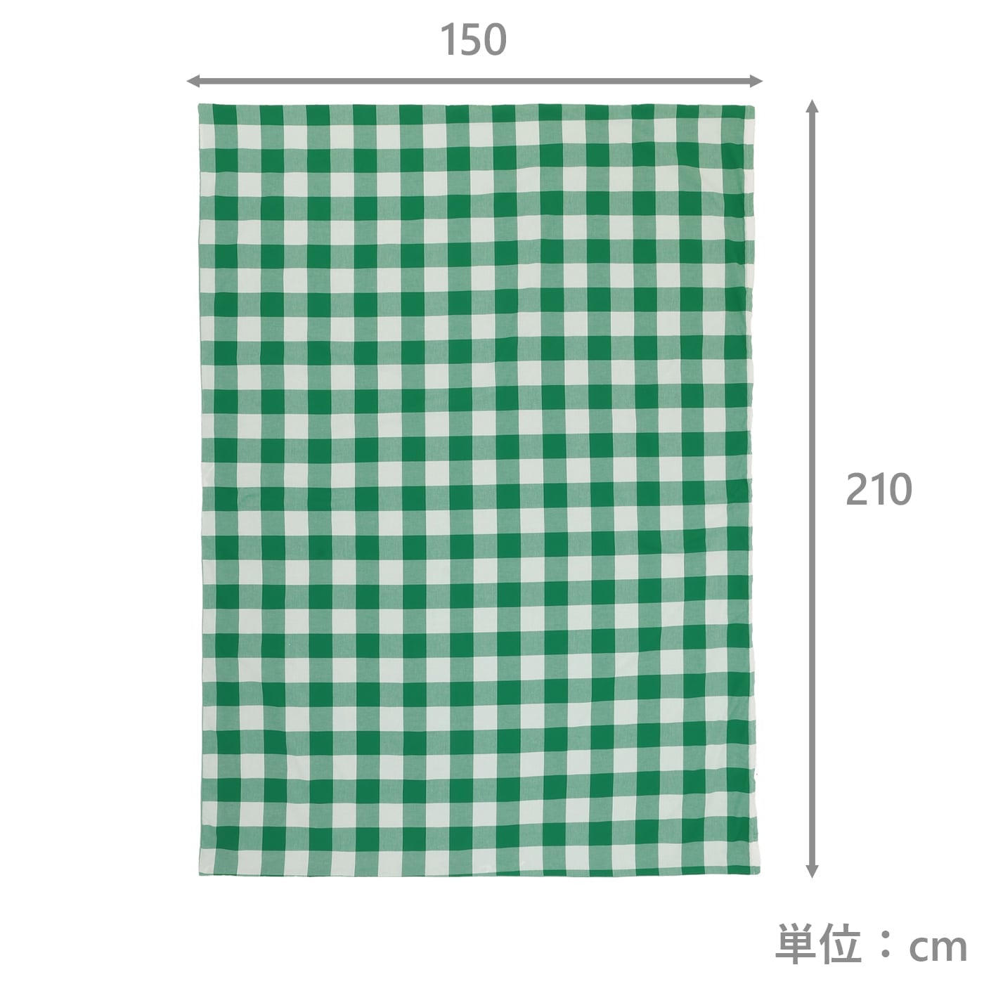 掛ふとんカバー　スカッキ　GR　(シングル)