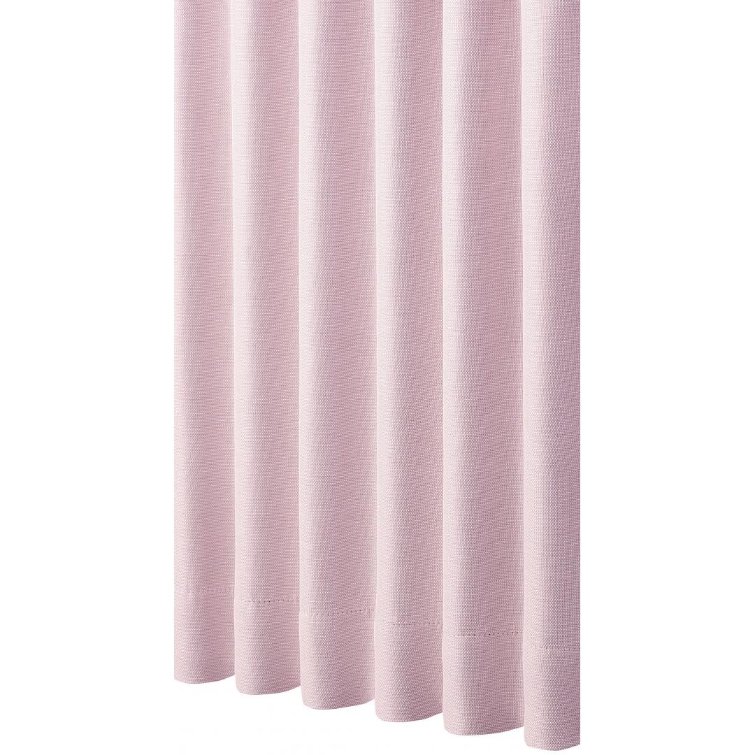 厚地カーテン　ワールド　150×225　2枚組　ピンク