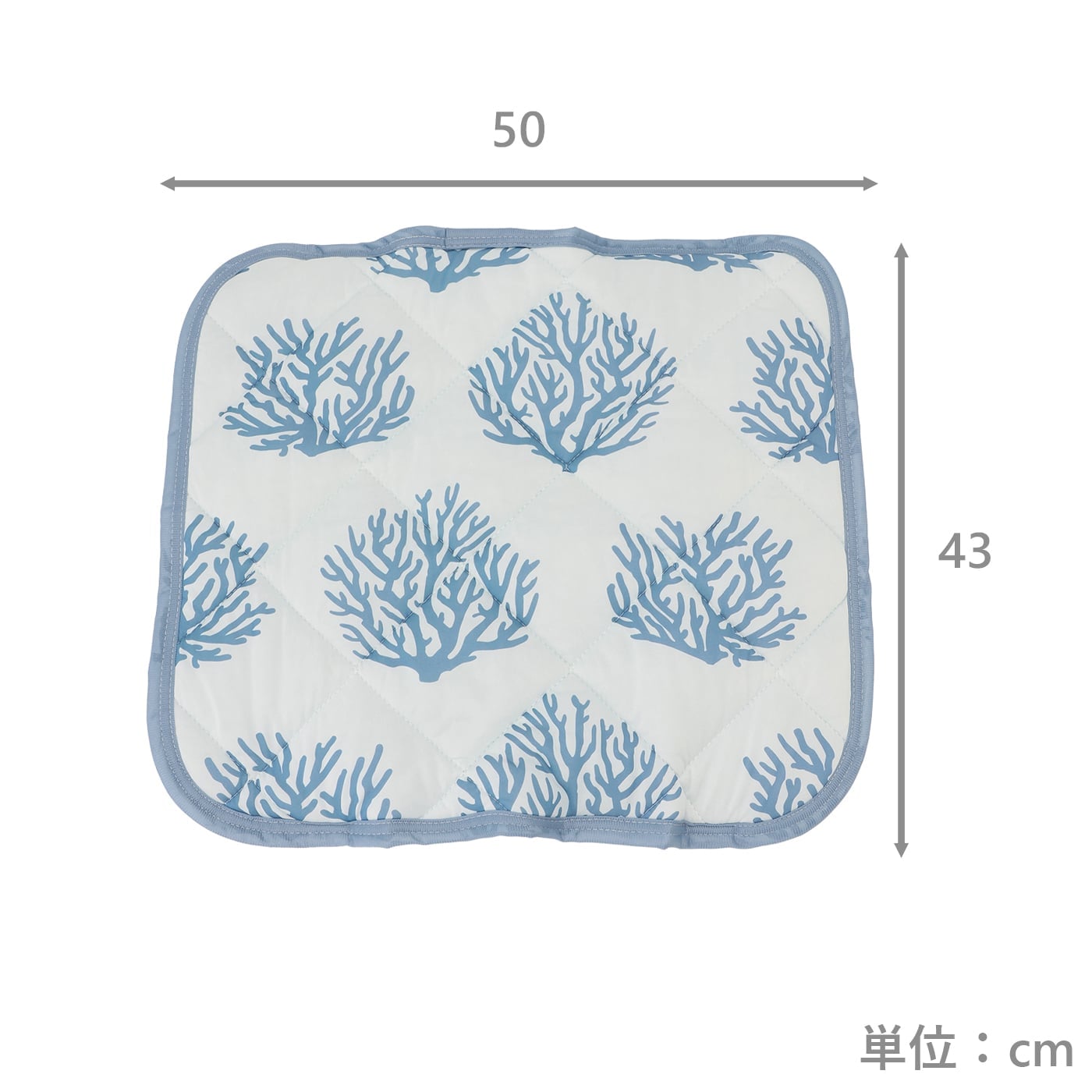 枕パッド　ココルプラチナアイス　BL　(43×50)