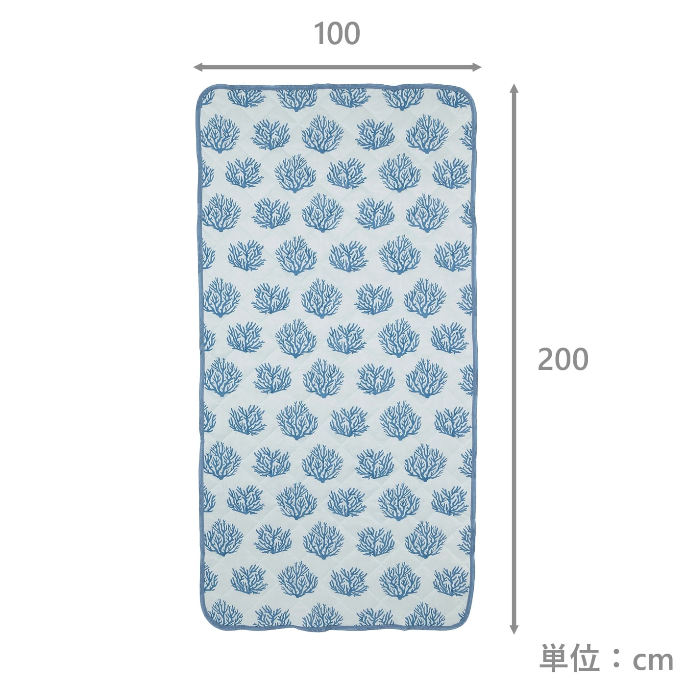 敷パッド　ココルプラチナアイス　BL　(シングル)