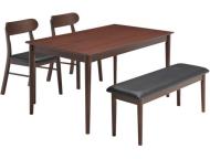 ダイニング4点セット　アスター135　BR