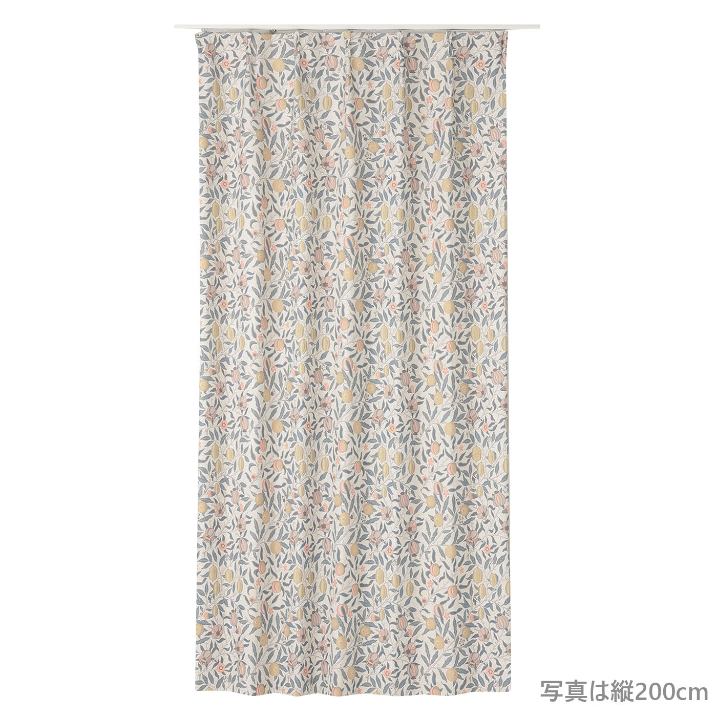 厚地カーテン　フルーツ　100×200　2枚組　IV