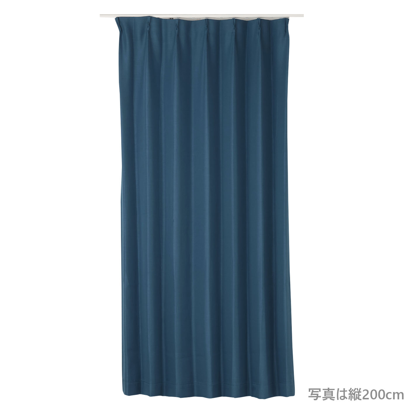 厚地カーテン　ルーミー　100×200　2枚組　NV
