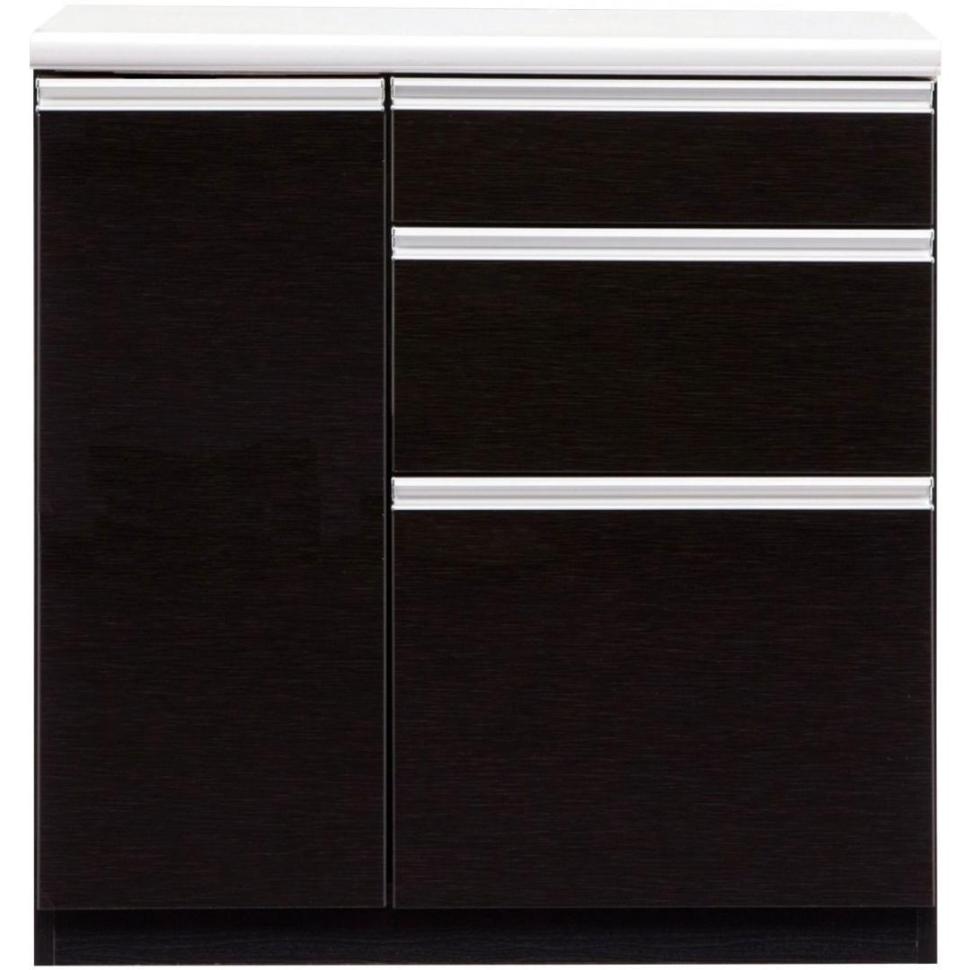 高機能キッチンカウンター　アリエス90扉　BK