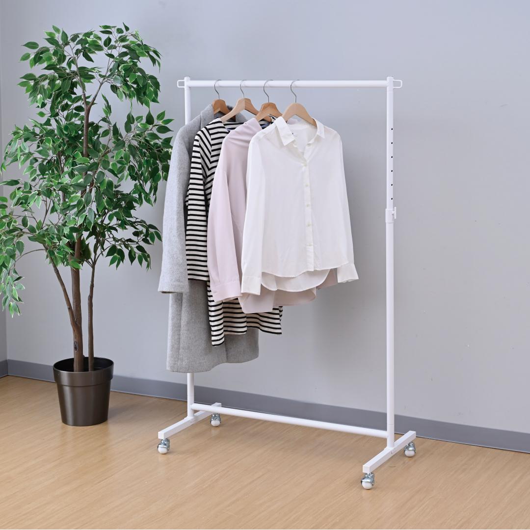 移動できる頑丈ハンガー(シングル)　NビルコS　MWH