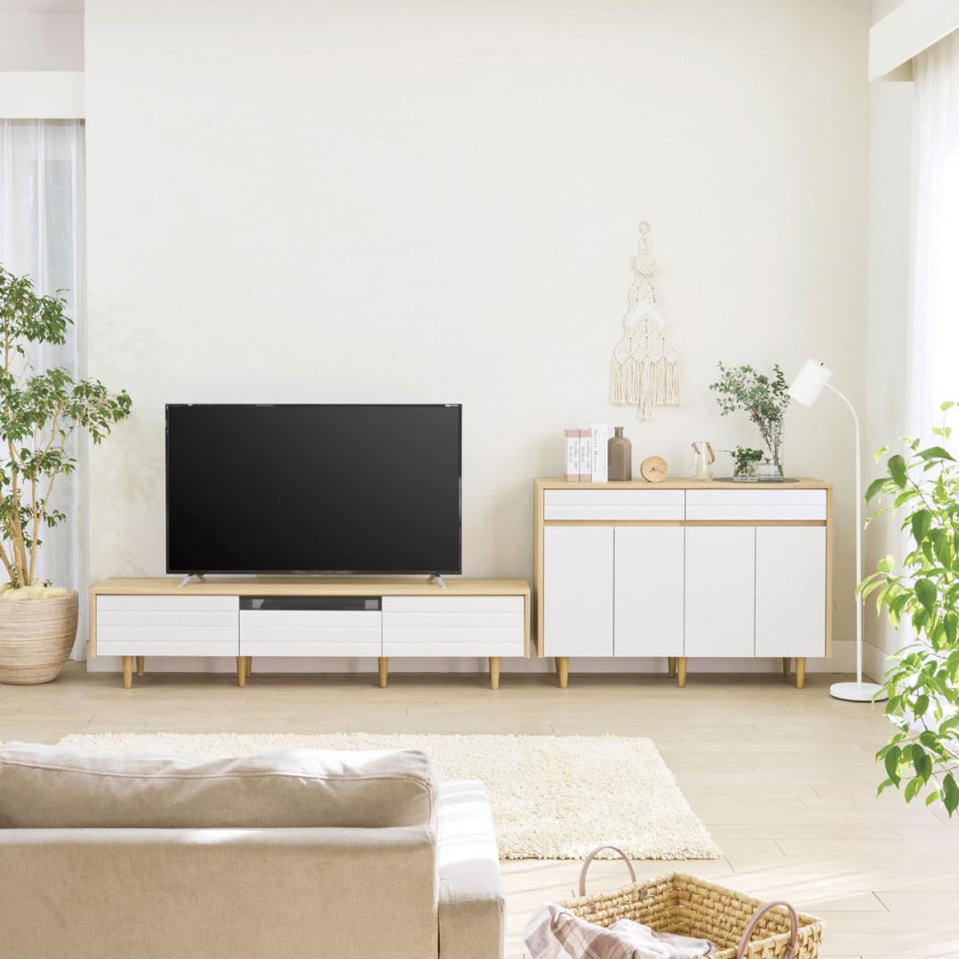 テレビ台　ノルフィカ　NOR-4018H　WH