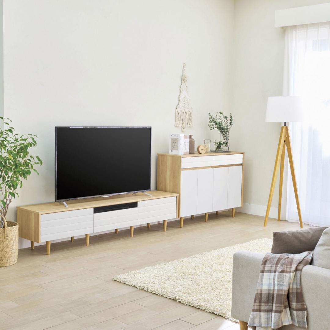 テレビ台　ノルフィカ　NOR-4018H　WH