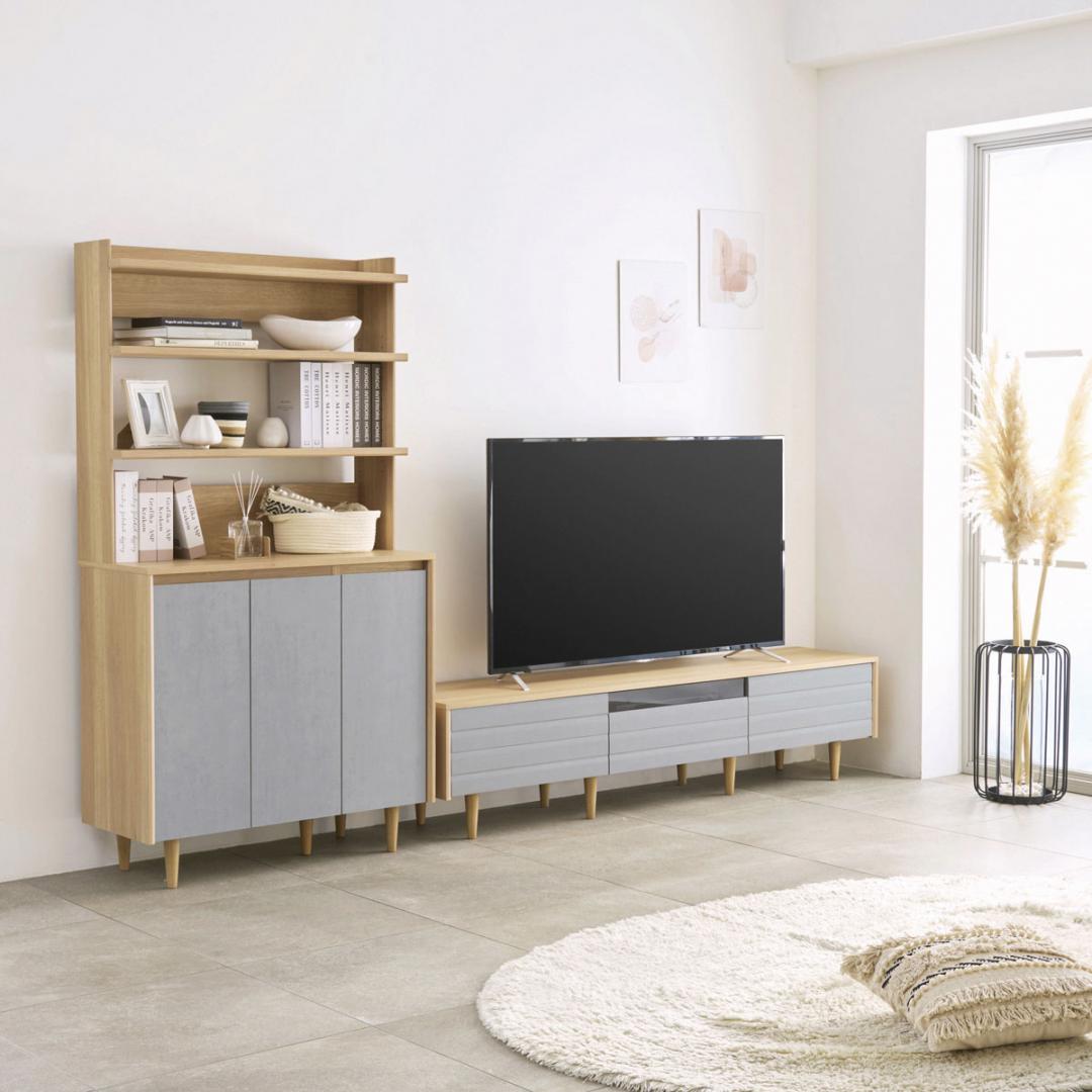 テレビ台　ノルフィカ　NOR-4018H　GY