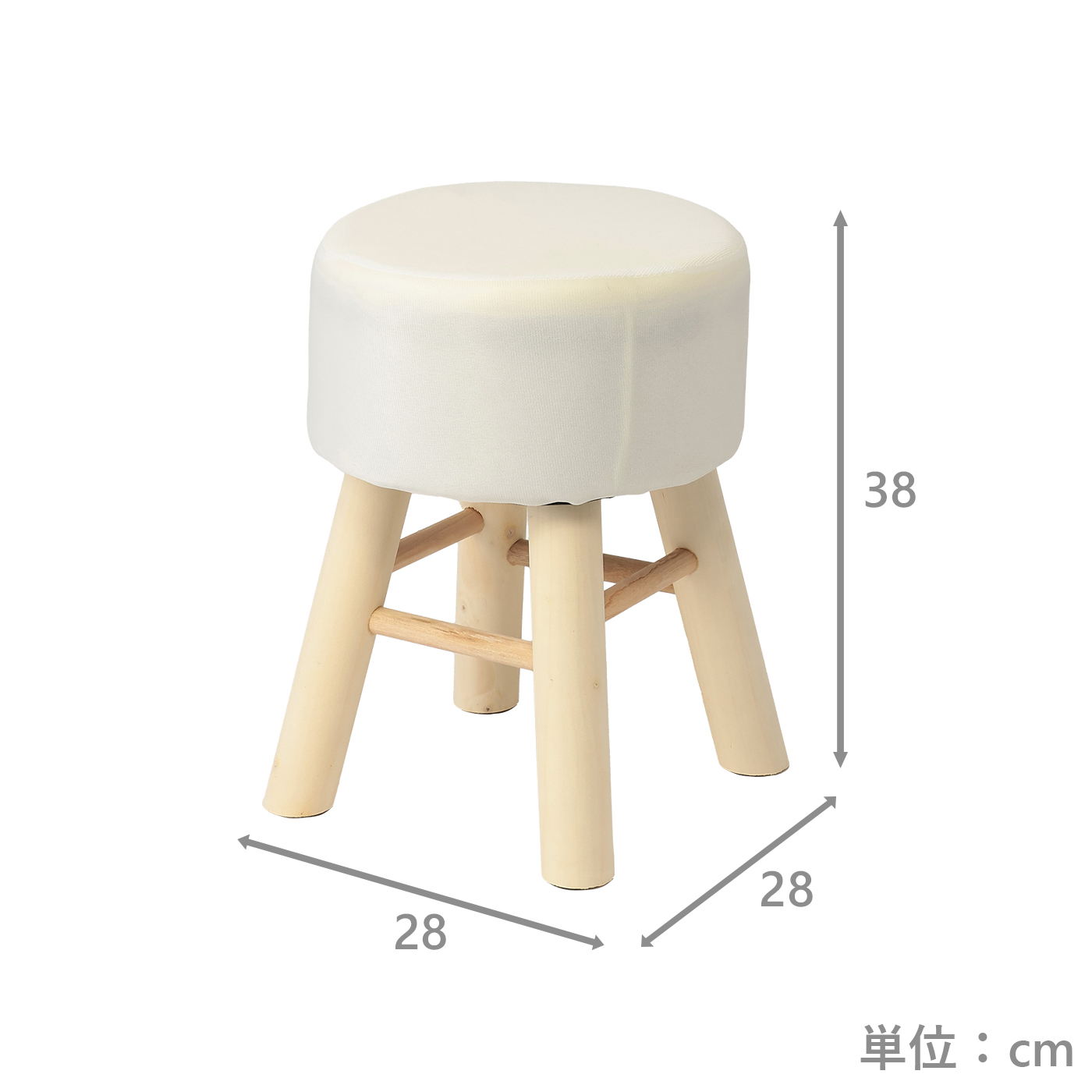 ヌードスツール本体　木製タイプ