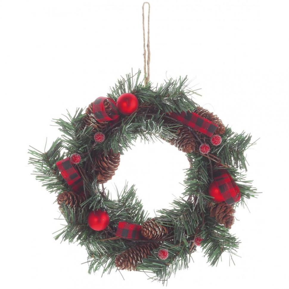 クリスマスリース　リボン　RE