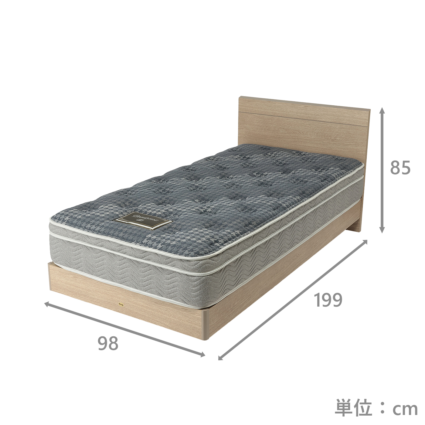 シングルベッド　サンティエ-GR-ST-24NGU-6.5EURO