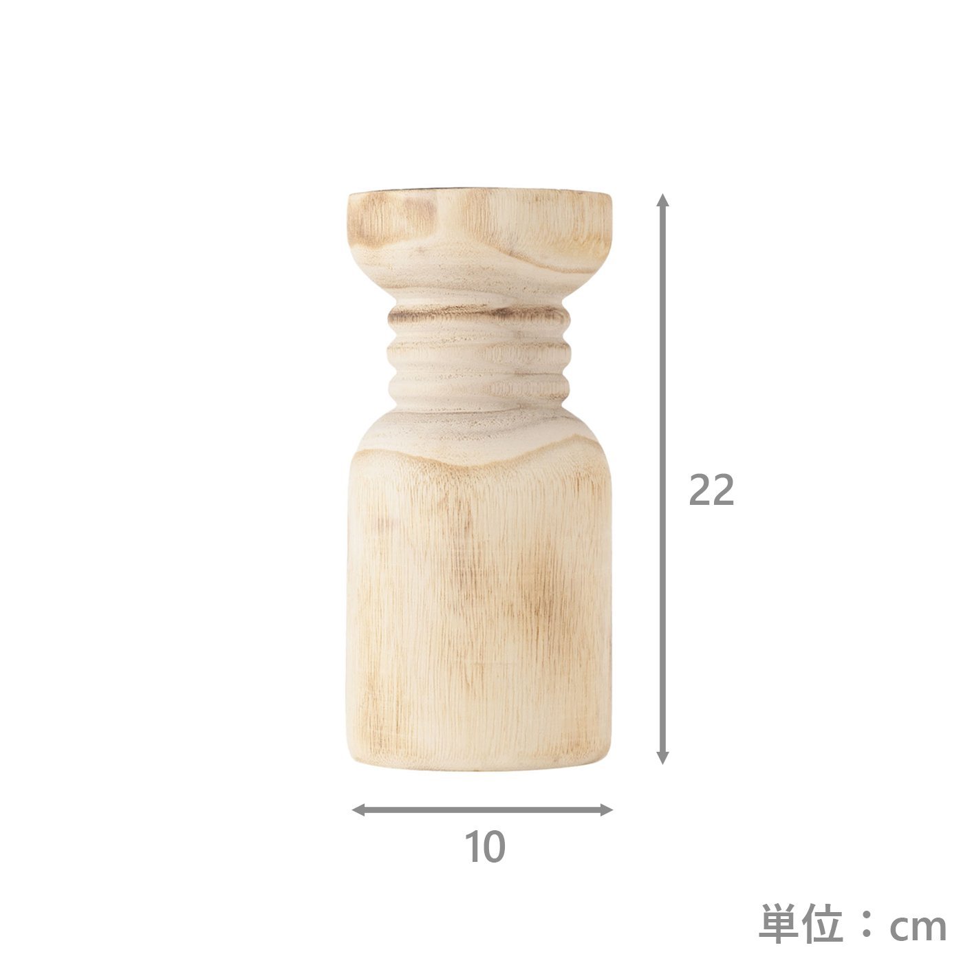 木製キャンドルスタンド　C　NA